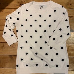New York and Co. Polka Dot Sweater